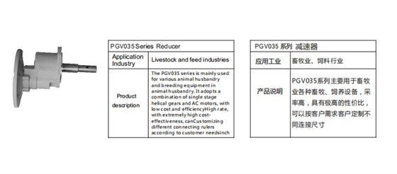 艾思捷定制款PGV035系列減速機(jī)--應(yīng)用在畜牧業(yè)、飼料行業(yè).jpg