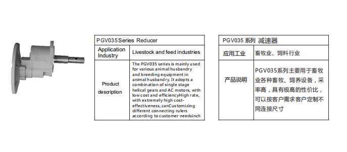 艾思捷定制款PGV035系列減速機(jī)--應(yīng)用在畜牧業(yè)、飼料行業(yè).jpg